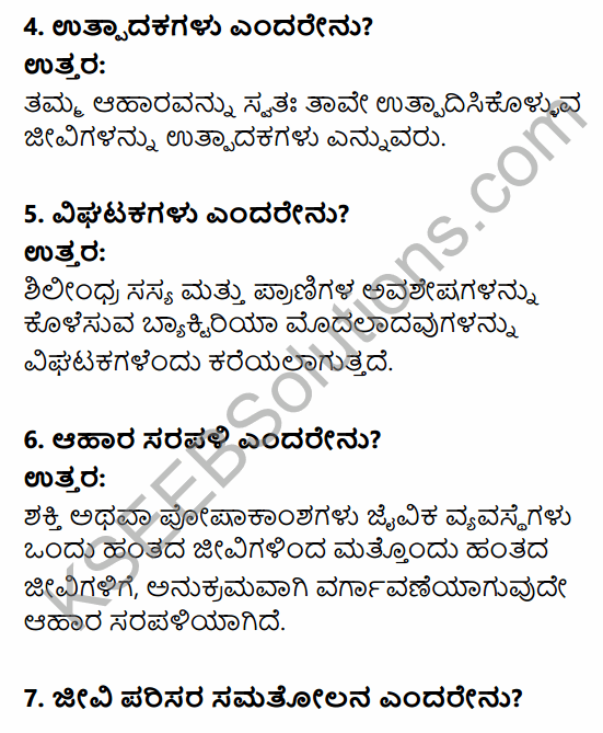 1st PUC Geography Question Bank Chapter 7 Biosphere in Kannada 2