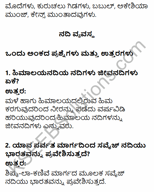 1st PUC Geography Question Bank Chapter 9 Physiography in Kannada 20