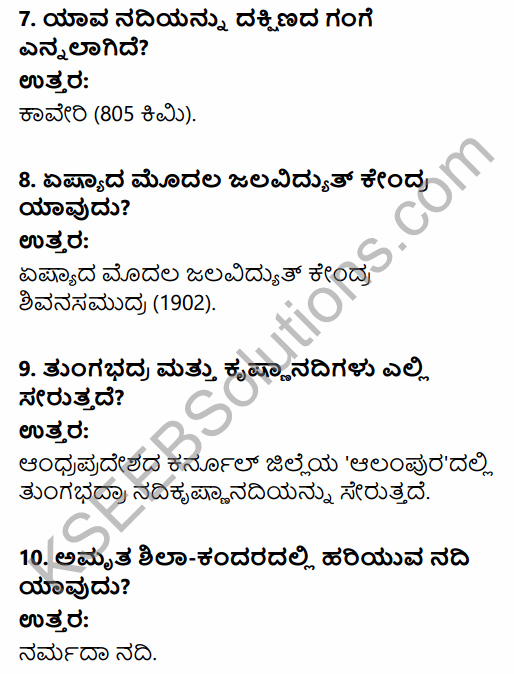 1st PUC Geography Question Bank Chapter 9 Physiography in Kannada 22