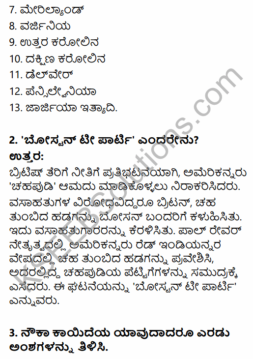 1st PUC History Question Bank Chapter 8 World Revolutions in Kannada 21