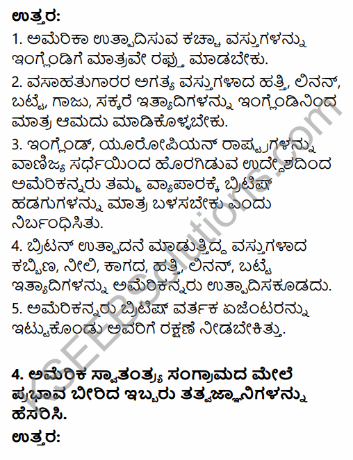 1st PUC History Question Bank Chapter 8 World Revolutions in Kannada 22