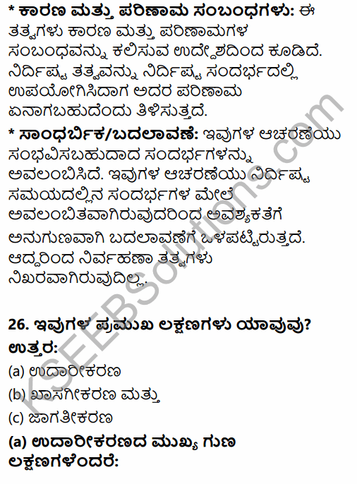 2nd PUC Business Studies Model Question Paper 4 with Answers in Kannada 12