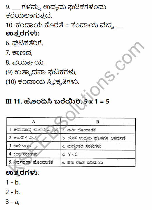 2nd PUC Economics Model Question Paper 3 with Answers in Kannada 4