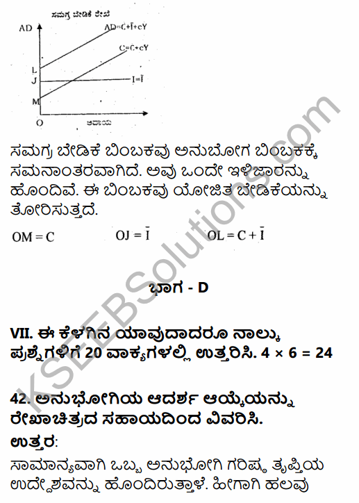 2nd PUC Economics Model Question Paper 4 with Answers in Kannada 28