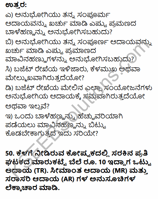2nd PUC Economics Previous Year Question Paper June 2019 in Kannada 24