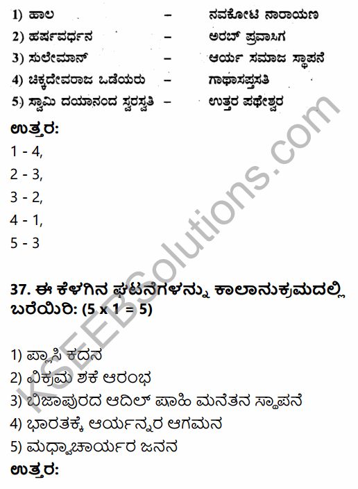 2nd PUC History Previous Year Question Paper June 2019 in Kannada 24