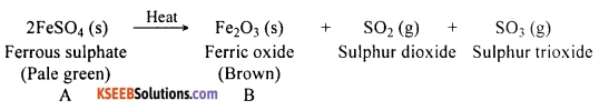 KSEEB Class 10 Science Important Questions Chapter 1 Chemical Reactions and Equations 6