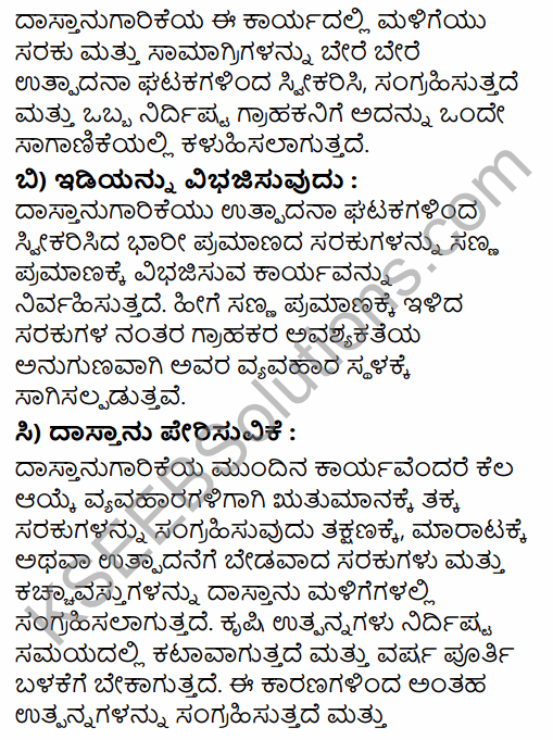 1st PUC Business Studies Question Bank Chapter 4 Business Services in Kannada 13