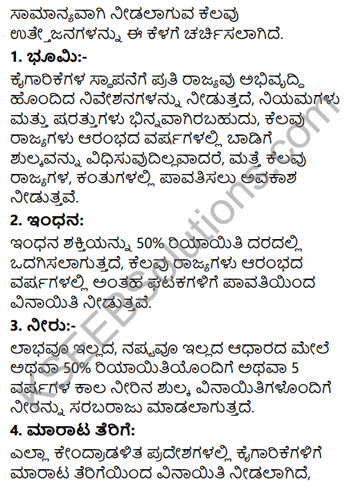 1st PUC Business Studies Question Bank Chapter 9 Small Business in Kannada 20