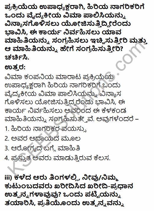 2nd PUC Business Studies Question Bank Chapter 11 Marketing Management in Kannada 59