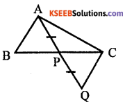 KSEEB Solutions for Class 8 Maths Chapter 11 Congruency of Triangles Additional Questions 2