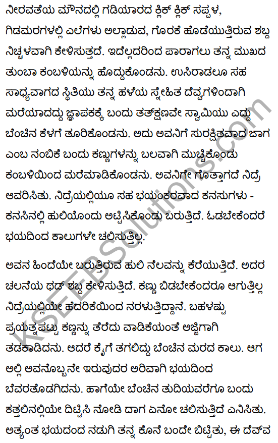 A Hero 10th English Lesson Summary In Kannada KSEEB