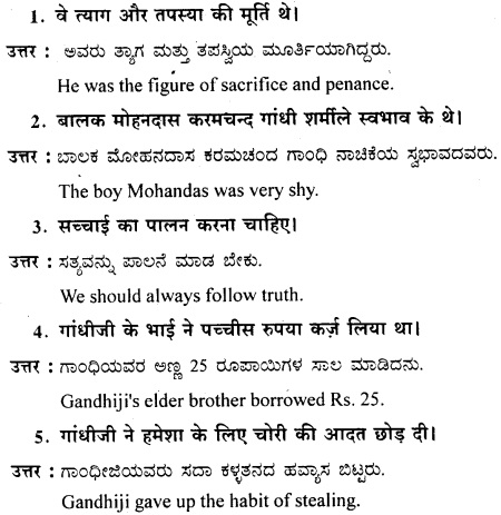 Mahatma Gandhi 8th Class Hindi