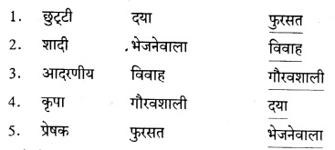 Chutti Patra In Hindi 8th Class KSEEB