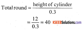 KSEEB Solutions for Class 10 Maths Chapter 15 Surface Areas and Volumes Ex 15.5 1