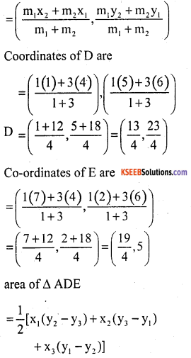 KSEEB Solutions for Class 10 Maths Chapter 7 Coordinate Geometry Ex 7.4 10