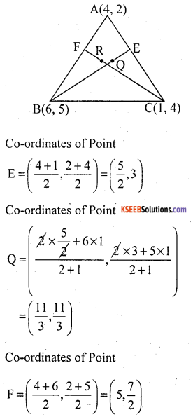 KSEEB Solutions for Class 10 Maths Chapter 7 Coordinate Geometry Ex 7.4 17