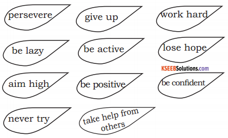 KSEEB Solutions for Class 6 English Poem Chapter 6 The Way to Succeed 1