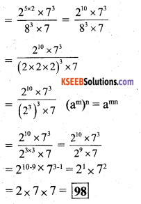 KSEEB Solutions for Class 7 Maths Chapter 13 Exponents and Powers Ex 13.2 40