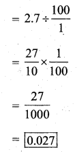 KSEEB Solutions for Class 7 Maths Chapter 2 Fractions and Decimals Ex 2.7 3345