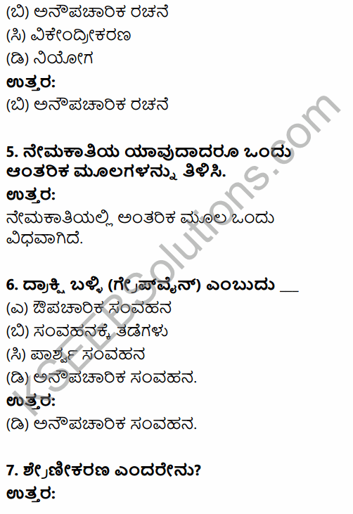 2nd PUC Business Studies Model Question Paper 6 with Answers in Kannada 3