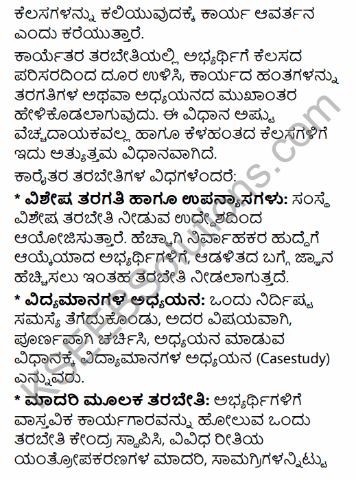 2nd PUC Business Studies Model Question Paper 6 with Answers in Kannada 32