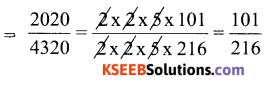 KSEEB Solutions for Class 6 Maths Chapter 12 Ratio and Proportion Ex 12.1 66