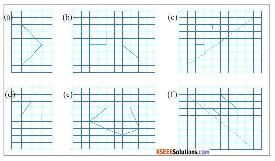 KSEEB Solutions for Class 6 Maths Chapter 13 Symmetry Ex 13.1 50