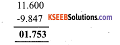KSEEB Solutions for Class 6 Maths Chapter 8 Decimals Ex 8.6 9
