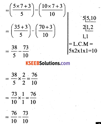 KSEEB Solutions for Class 7 Maths Chapter 2 Fractions and Decimals Ex 2.1 40