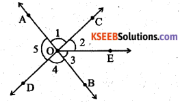 KSEEB Solutions for Class 7 Maths Chapter 5 Lines and Angles Ex 5.1 201