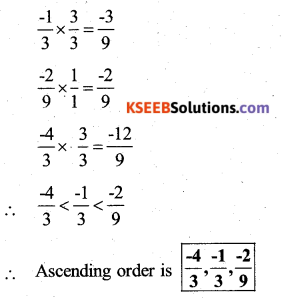 KSEEB Solutions for Class 7 Maths Chapter 9 Rational Numbers Ex 9.1 82