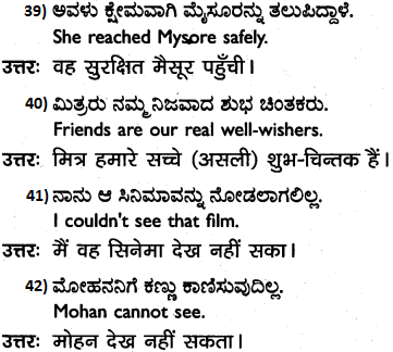 1st PUC Hindi Workbook Answers अनुवाद 7