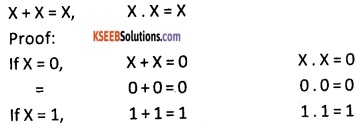 2nd PUC Computer Science Boolean Algebra Three Marks Questions and Answers 43