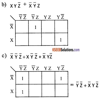2nd PUC Computer Science Boolean Algebra Two Marks Questions and Answers 34