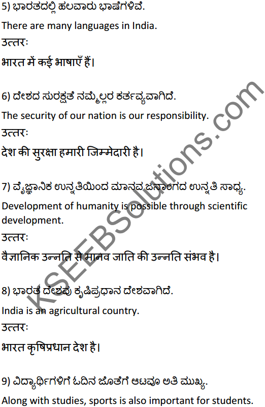 2nd PUC Hindi Workbook Answers अनुवाद 2