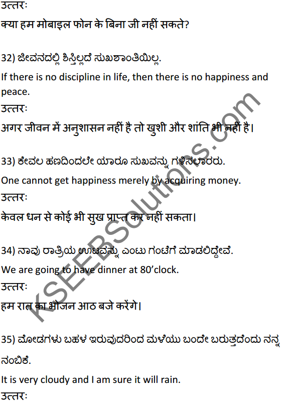 2nd PUC Hindi Workbook Answers अनुवाद 8