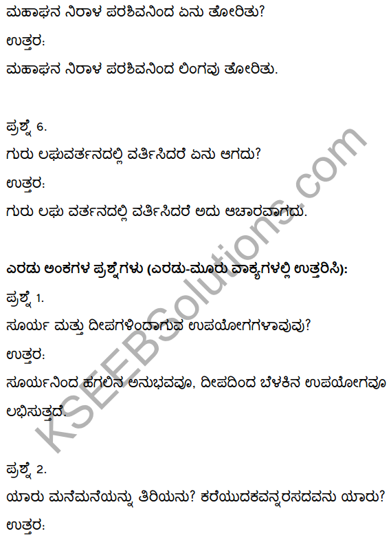 2nd Puc Kannada 2nd Chapter