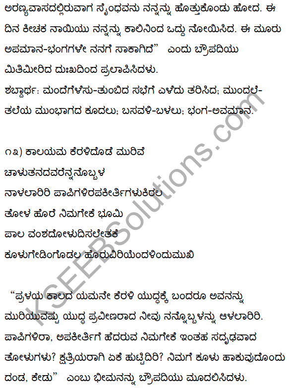 2nd PUC Kannada Textbook Answers Sahitya Sampada Chapter 3 Innu Huttadeyirali Nariyarennavolu 14