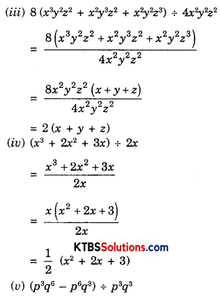 KSEEB Solutions for Class 8 Maths Chapter 14 Factorization Ex 14.3 Q2.1