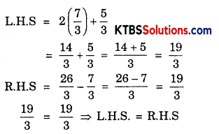 KSEEB Solutions for Class 8 Maths Chapter 2 Linear Equations in One Variable Ex 2.3 Q9.1