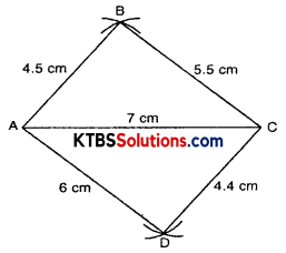 KSEEB Solutions for Class 8 Maths Chapter 4 Practical Geometry Ex 4.1 Q1.1