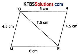 KSEEB Solutions for Class 8 Maths Chapter 4 Practical Geometry Ex 4.1 Q3