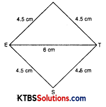 KSEEB Solutions for Class 8 Maths Chapter 4 Practical Geometry Ex 4.1 Q4