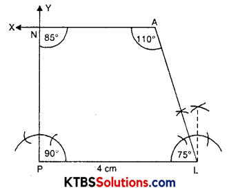 KSEEB Solutions for Class 8 Maths Chapter 4 Practical Geometry Ex 4.3 Q2