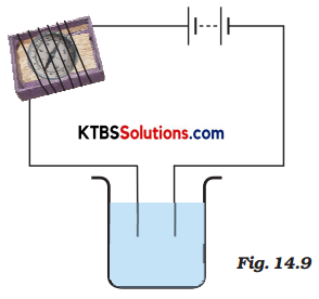 KSEEB Solutions for Class 8 Science Chapter 14 Chemical Effects of Electric Current Q3
